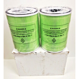 2 Pack H13 True HEPA Replacement Green KILO Pet Filter for KILO Pet Filter